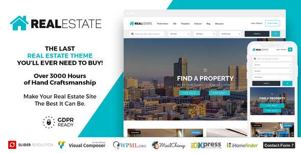 Real Estate 7 v2.9.7 - Real Estate WordPress Theme