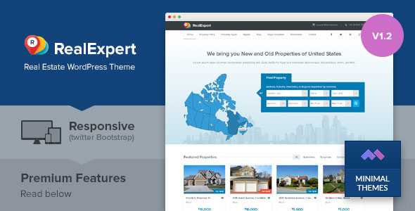 Real Expert v1.2.4 - Responsive Real Estate WP Theme