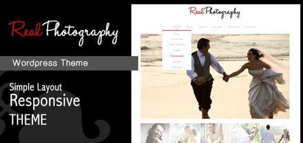 Real Photography Responsive InkThemes WordPress Theme