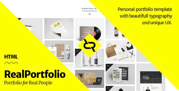 RealPortfolio - Personal Portfolio Template