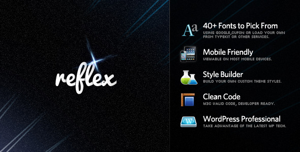 REFLEX - THEMEFOREST DYNAMIC GRID PORTFOLIO + BLOG THEME