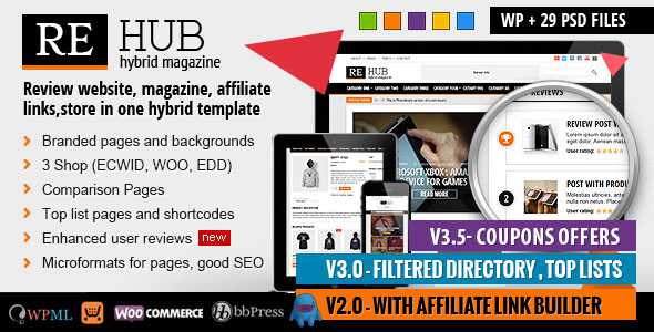 REHub v3.9.1 - Directory, Shop, Coupon, Affiliate Theme