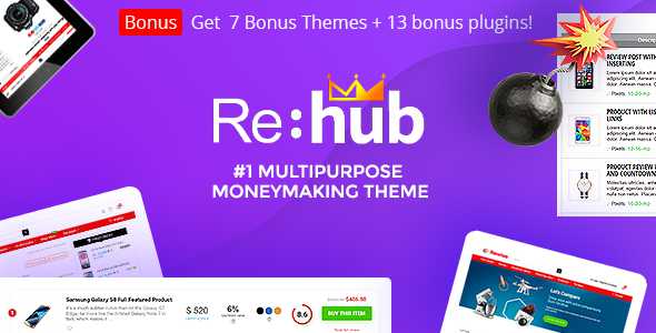 REHub v9.9 - Price Comparison, Business Community
