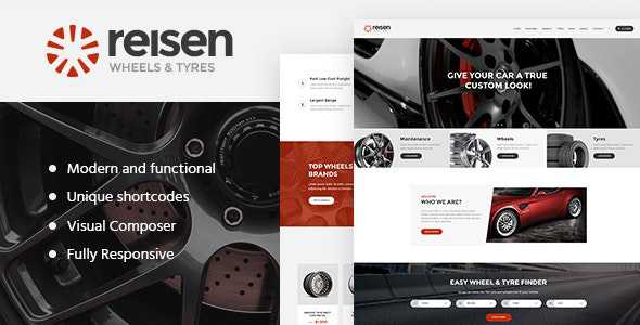 Reisen v1.4.1 - Automechanic & Auto Body Repair Car WordPress Theme
