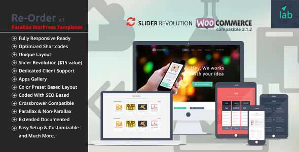 Reorder - Themeforest Responsive WP/Woo-commerce theme