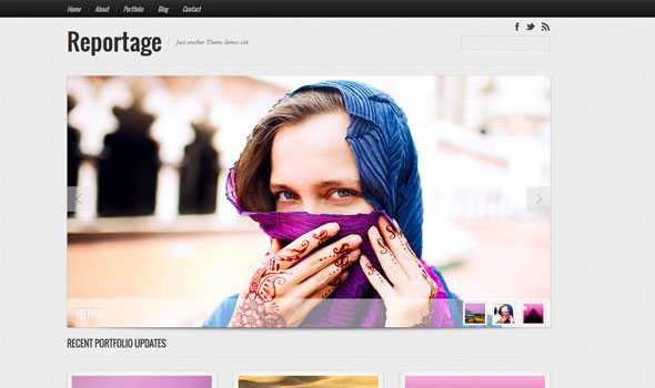 Reportage v1.1.3 - Graphpaperpress Portfolio Theme