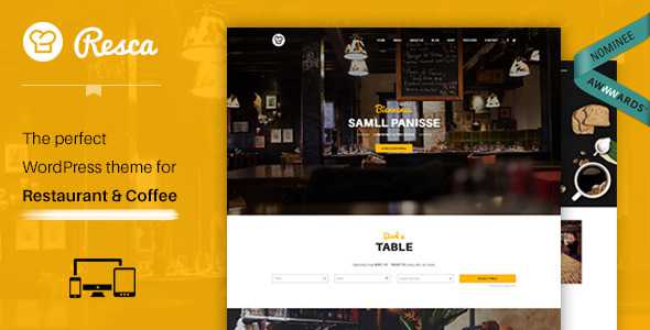Resca v2.0.8 - WordPress Restaurant Theme