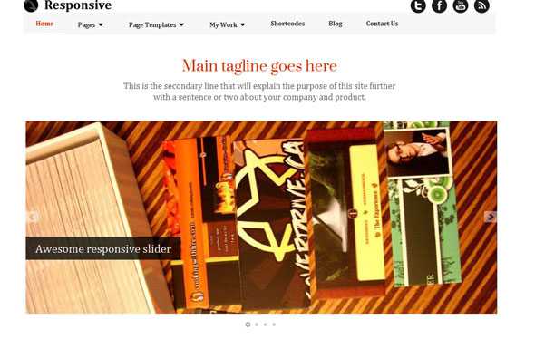 Responsive - Templatic Premium Wordpress Theme