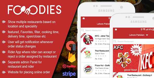 Restaurant Food Delivery & Ordering System With Delivery Boy - Android v1.0.6