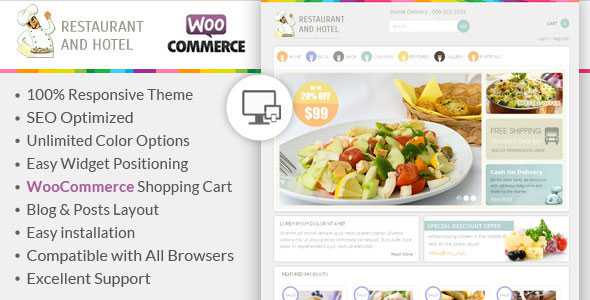 Restaurant - Themeforest Responsive WooCommerce Theme