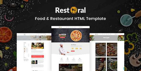 Restoral v1.0 - Food & Restaurant HTML Responsive Bootstrap 4 Template