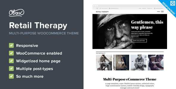 Retail Therapy - Themeforest Multi-Purpose eCommerce Theme