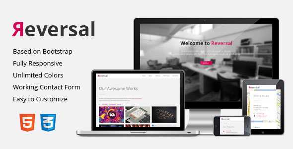 Reversal - Themeforest Responsive One-Page Template
