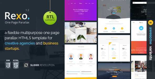 Rexo v1.2 - One Page Parallax