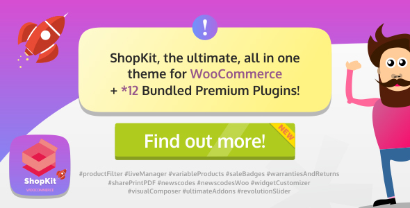 SHOPKIT V1.2.2 - THE WOOCOMMERCE THEME
