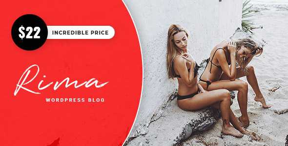 Rima v1.8.0 - Personal Blog WordPress Theme