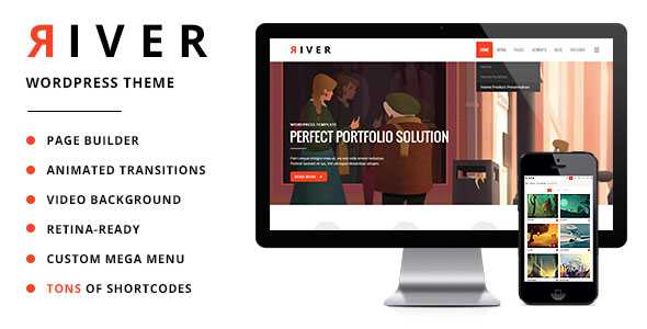 River - Themeforest Retina Multi-Purpose WordPress Theme