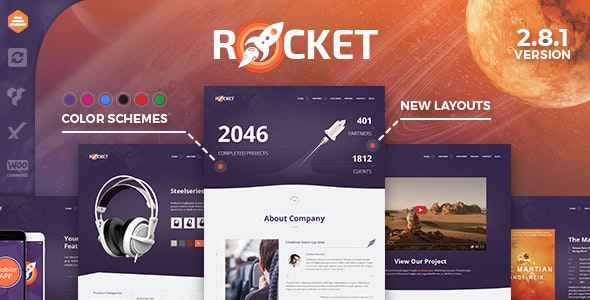 Rocket v2.8.4 - Creative Multipurpose WordPress Theme