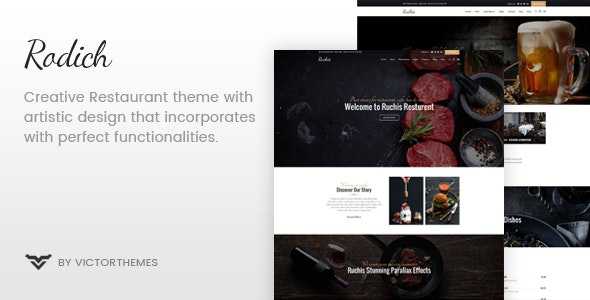 Rodich v1.9 - A Restaurant WordPress Theme