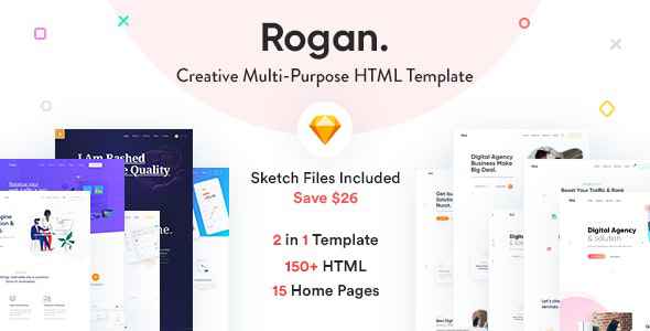 Rogan v1.0 - Creative Multipurpose HTML + RTL template