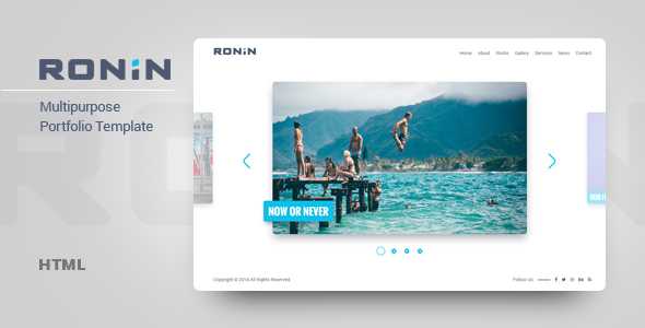 Ronin v1.1 - Multipurpose Portfolio Template