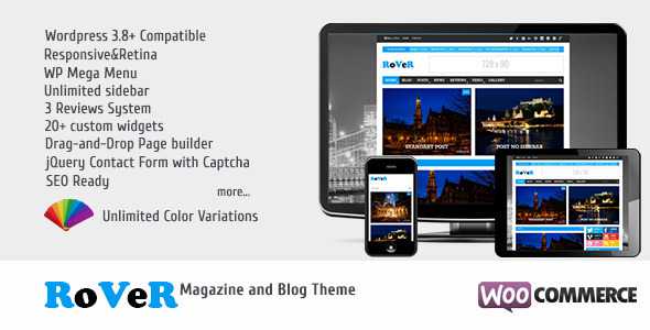 RoVeR - Themeforest Magazine/Blog WordPress Theme