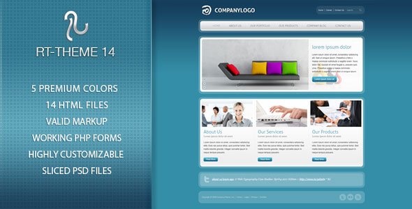 RT-Theme 14 Premium Business Themeforest HTML Template