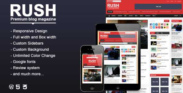Rush - Themeforest WordPress Blog & Magazine Theme