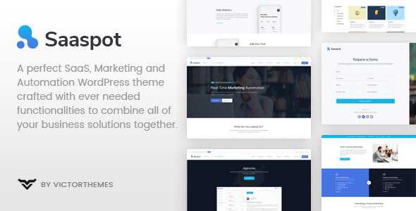 SaaSpot v1.1 - SaaS Marketing Automation WordPress Theme