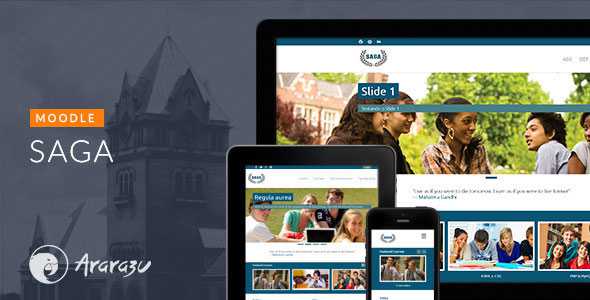 Saga - Themeforest Responsive Moodle Theme
