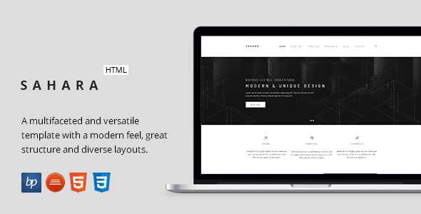 Sahara - Responsive Business HTML5 Template
