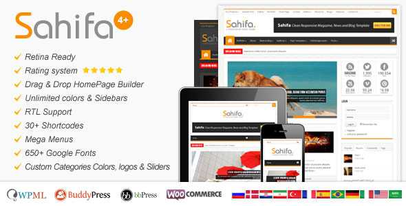 Sahifa v4.1.0 - Themeforest Responsive WP News,Magazine,Blog