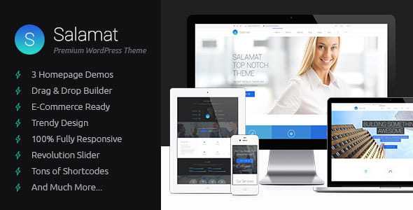 Salamat - Themeforest Multipurpose WordPress Theme