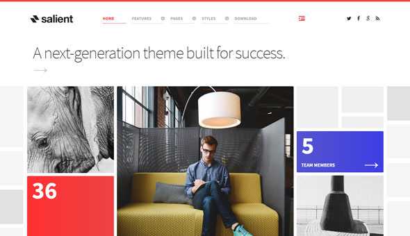 Salient - Rockettheme Premium Joomla Template
