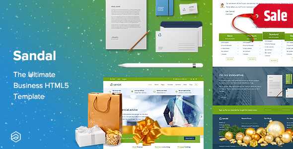 Sandal - Ultimate Business Responsive HTML5 Template