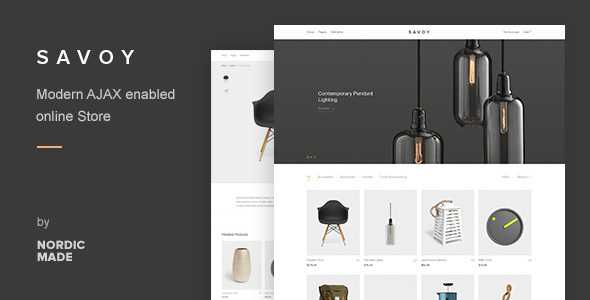 Savoy v1.9.2 - Minimalist AJAX WooCommerce Theme
