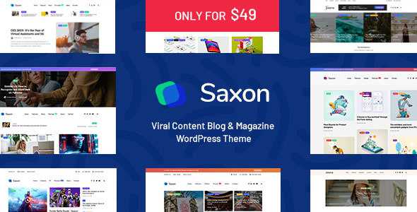 Saxon v1.5.3 - Viral Content Blog & Magazine Theme