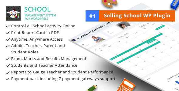 School Management System for Wordpress v57.0