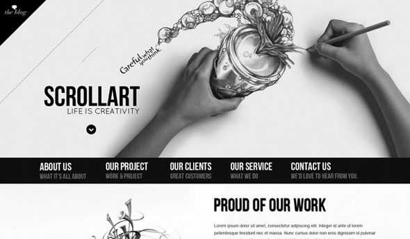 Scrollart - Templaza Joomla 2.5 Template