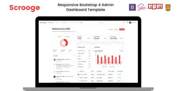 Scrooge v1.0 - Responsive Admin Dashboard Template