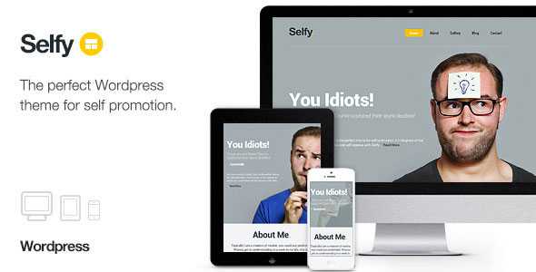 Selfy - Themeforest Responsive & Retina Ready WordPress Theme