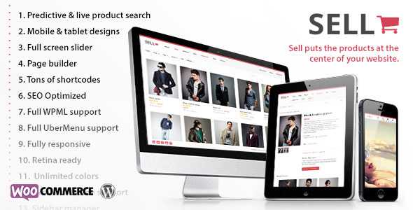 Sell - Themeforest Responsive eCommerce WordPress Theme