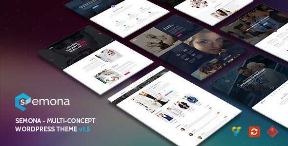 Semona - Creative Multi-Concept WordPress Theme