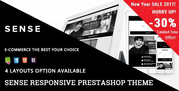 Sense - Responsive Prestashop Theme