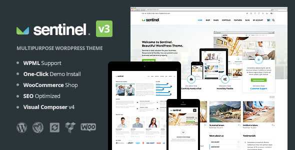 Sentinel v3.0 - Themeforest Responsive Multi-Purpose Theme