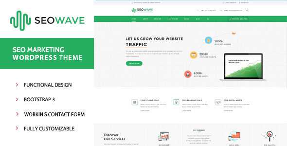 Seo Wave v1.2 - WordPress Theme for SEO