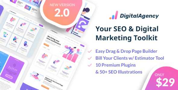 SEO WP v2.0.1 - Online Marketing, SEO, Social Media Agency
