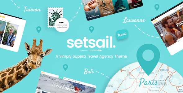 SetSail v1.3.2 - Travel Agency Theme