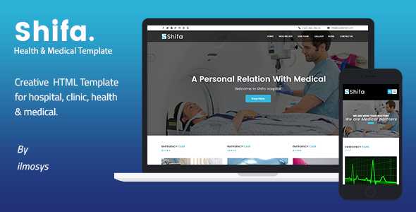 Shifa - Health & Medical HTML Template