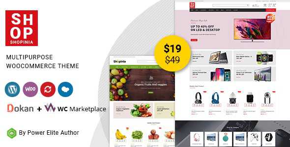 Shopinia v1.0 - Multipurpose WooCommerce Theme